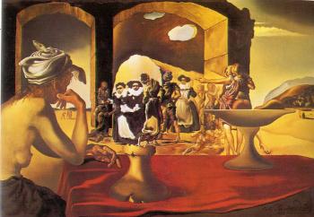 Salvador Dali : Slave Market with the Disappearing Bust of Voltaire
